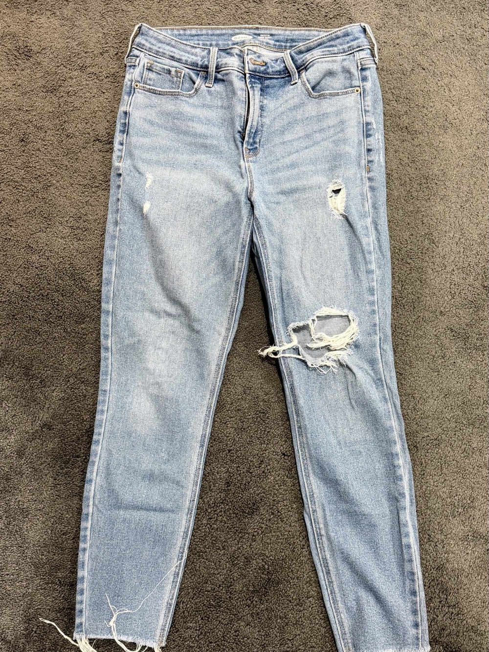 Light Blue Distressed Women’s Jeans